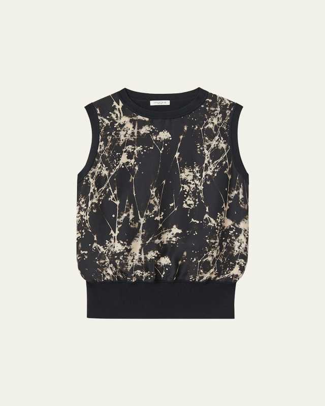 Splatter-Print Crewneck She
